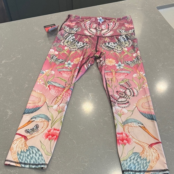 Yoga Democracy Pants - Vibrant Nature-Inspired Women's Leggings